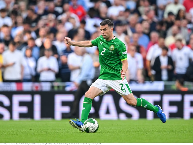TENTH - Séamus Coleman OVERALL RATING - 74 PACE - 53 SHOOTING - 65 PASSING - 71 DRIBBLING - 73 DEFENDING - 76 PHYSICALITY - 70