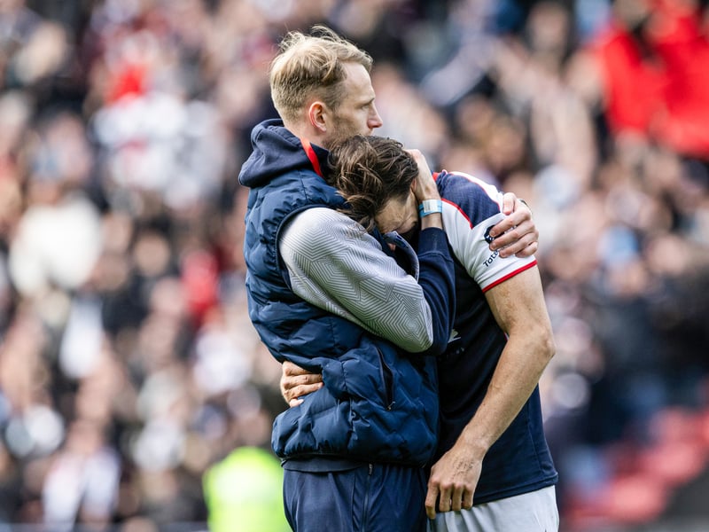 Ruled out of the Scottish Cup semi-final loss to Dunfermline Athletic last weekend, Donaldson is a doubt for the trip to Celtic.