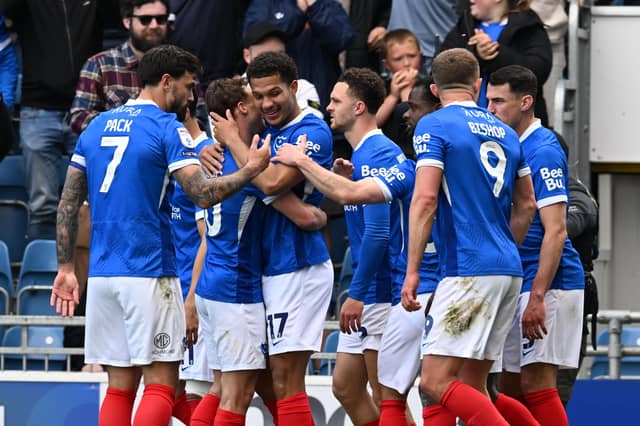Where Pompey currently rank in the Championship form table.
