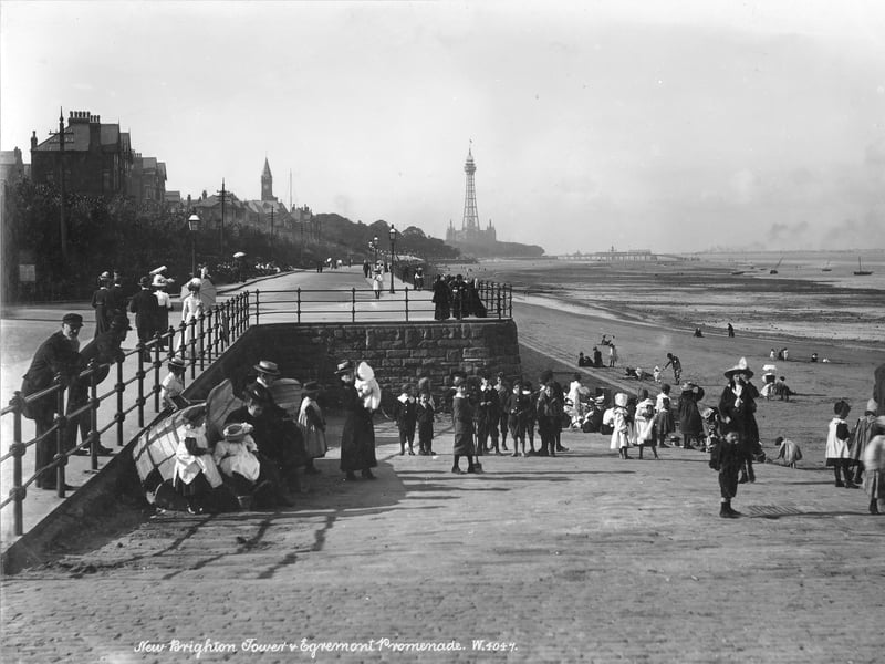 Egremont Promenade, New Brighton, Wallasey, Cheshire, sometime between 1898 and 1910