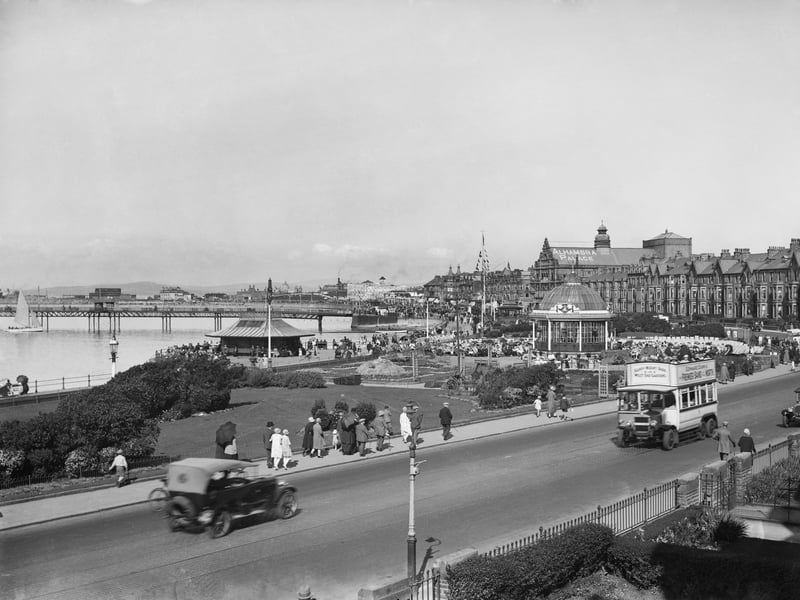 Marine Road West, West End, Morecambe, Lancashire, sometime between 1925 and 1930