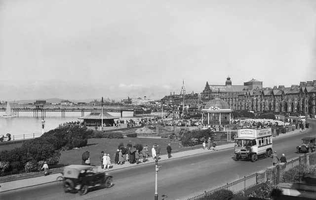Marine Road West, West End, Morecambe, Lancashire, sometime between 1925 and 1930
