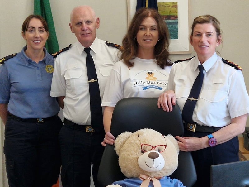 Gda Annette Connolly Supt John Ryan Garda Staff Breda Breen Chief Supt Aileen Magner and Teddy