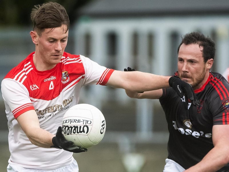 Left corner-back: Mark Curran - DungloeThe lone county man on the Dungloe squad, Mark Curran carried the mantle with distinction, not just in the final, but throughout the championship campaign. On Sunday he set the standard for his teammates right from the start.
