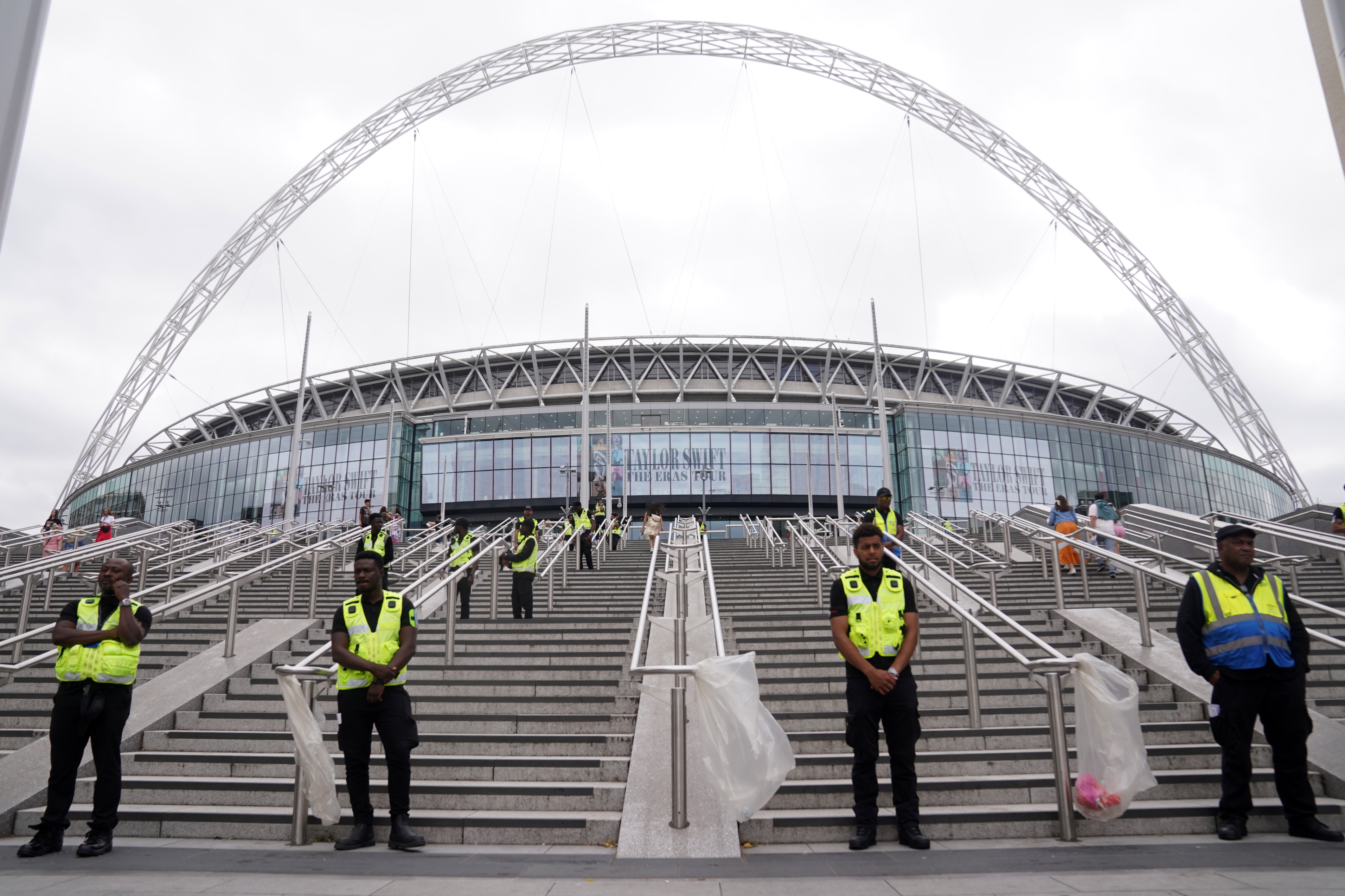 Security was heightened at the stadium, with the Metropolitan Police saying they were “well prepared” ahead of the five-night run.