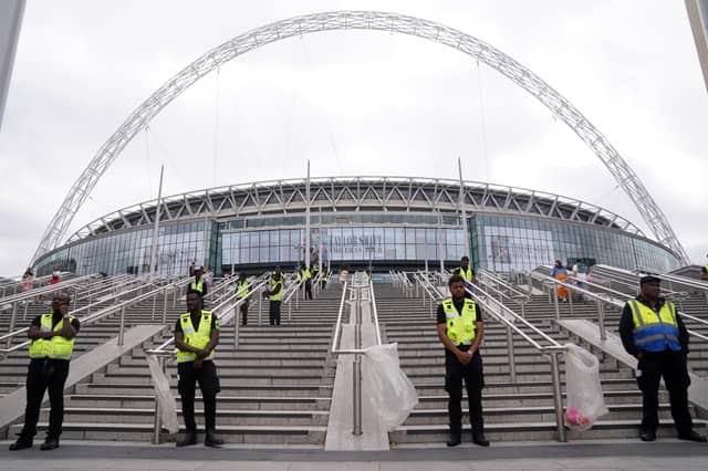 Security was heightened at the stadium, with the Metropolitan Police saying they were “well prepared” ahead of the five-night run.