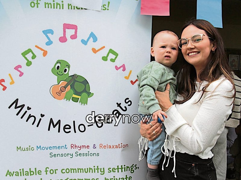 Conan and his mammy Amy pictured at the event.