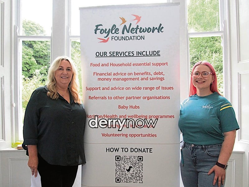 Lynn Connolly and Bethany Moore, Foyle Network Foundation.