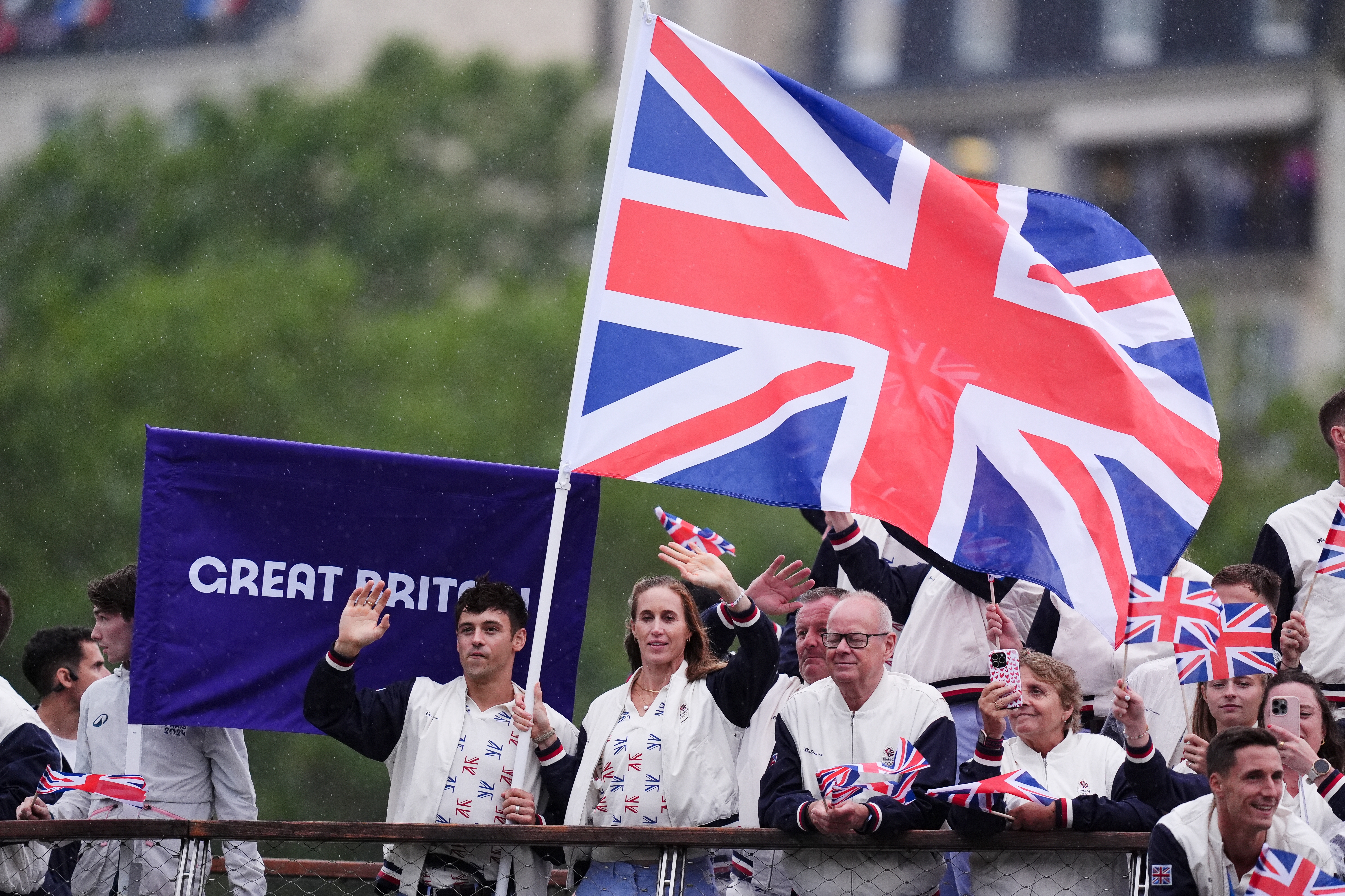 Here, the PA news agency takes a look at a selection of standout images from the floating parade down the River Seine and the finale at the Trocadero.