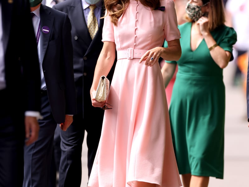 In recent years, Kate has opted for more muted summer pastels for Wimbledon, a trend many royals have followed suit in from Princess Eugene to Zara Tindall.