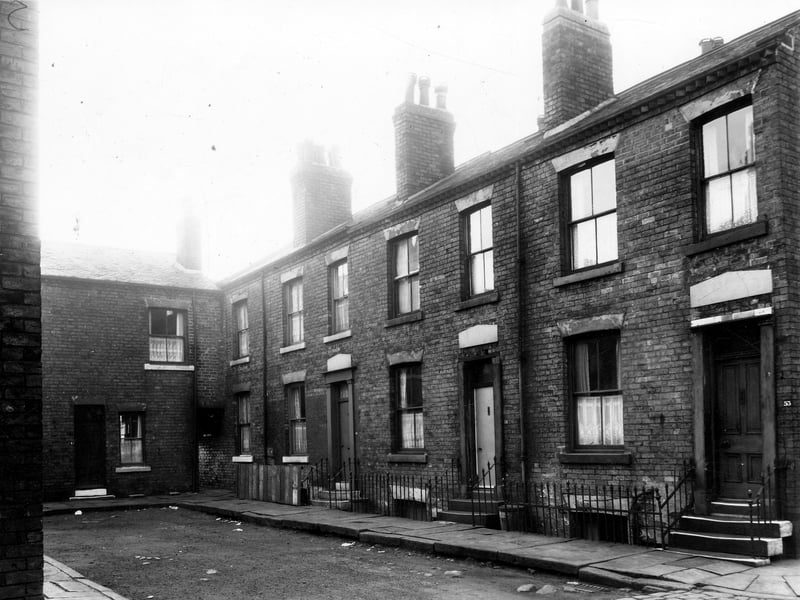 Heywood Place in December 1960. 