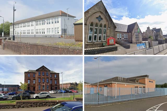 Four of the best performing primary schools in East Ayrshire.