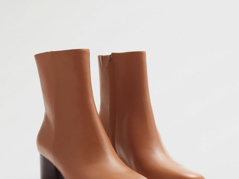 &amp; Other Stories Leather Ankle Boots – Brown, £145