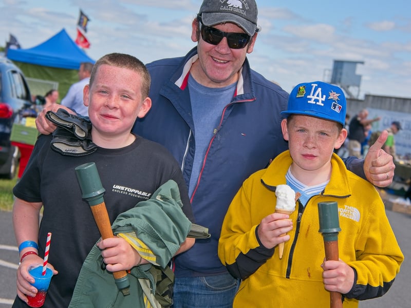 Aaron, Joseph and Adam Lawlor from Kilcullen.