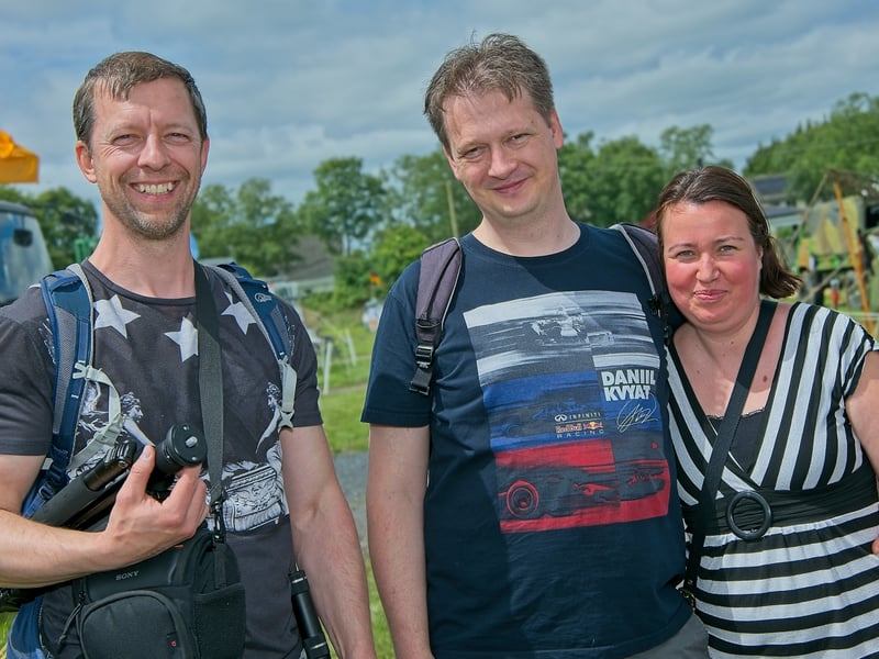 Jan Nevrkla, Christian Buscei, Zsuzsanna Bana, from Naas.