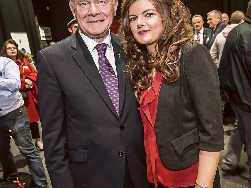 With the late Martin McGuinness