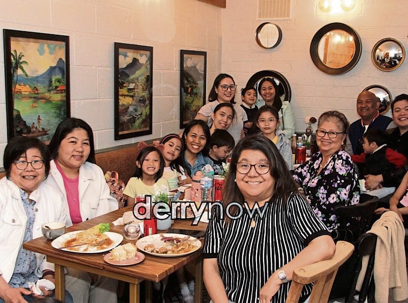 Group pictured at the blessing and opening of Bahay Kusina.