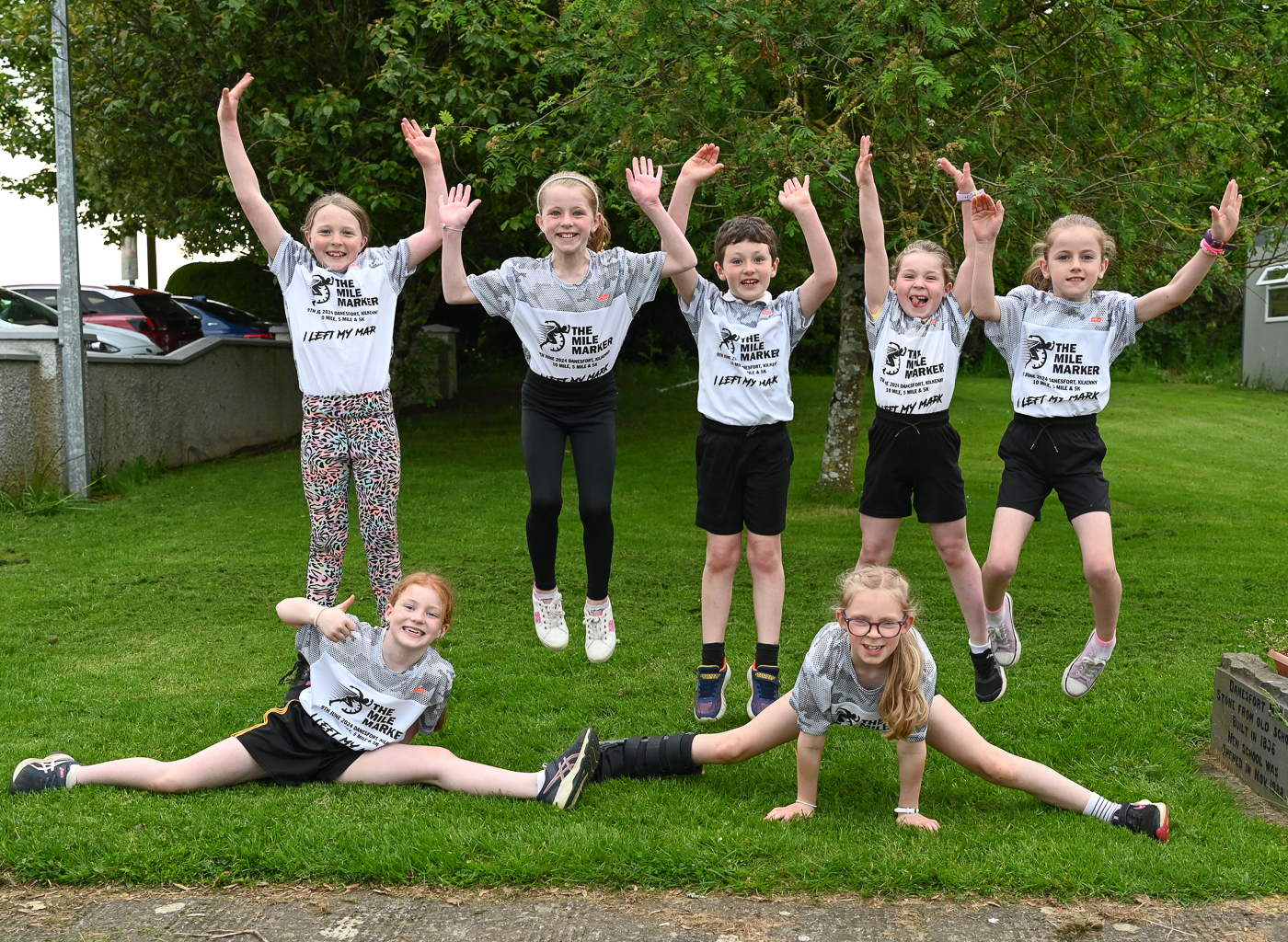 The Mile Marker Road Race is back on Sunday, June 9th, for its fifth year. This has been a hugely popular charity race since its inception in 2018, welcoming many athletes from all over the country to Danesfort.  The Mile Marker offers a distance to suit all with the introduction of a new 5km race for 2024 as well as the usual  5 mile and 10 mile races. All of our athletes get a cool technical top as part of their race entry.   And not forgetting the mini athletes-the ever popular “Mile Dash” is back for Primary school children and families with all children crossing the line to a medal and an ice cream from Billy Brennan’s Ice cream van……..everyone’s happy!