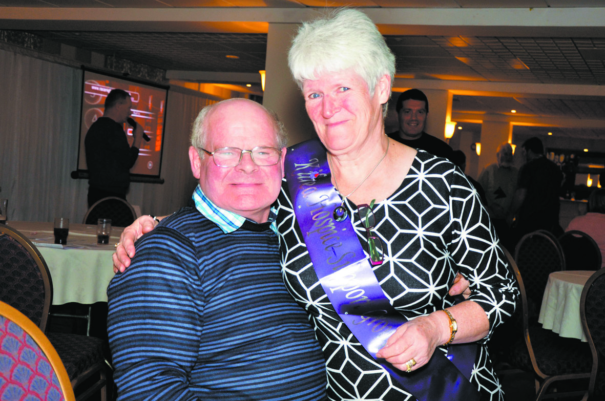 Tilly and Norman Faloon at the Kilrea Hospice Support Group night at the races