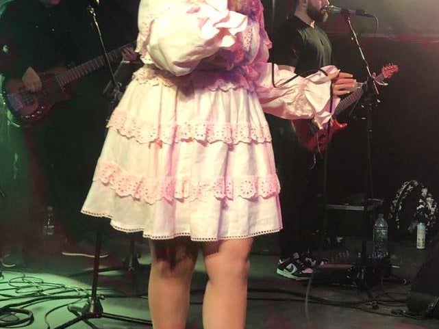 Claudia Buckely on stage at the Tipp town Music Festival