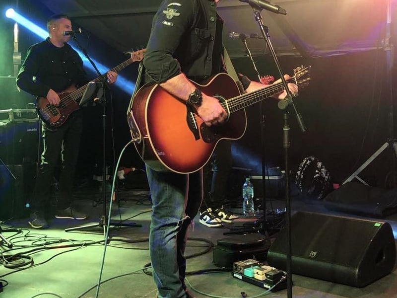 Country star, Johnny Brady, performing at the Tipp town Music Festival