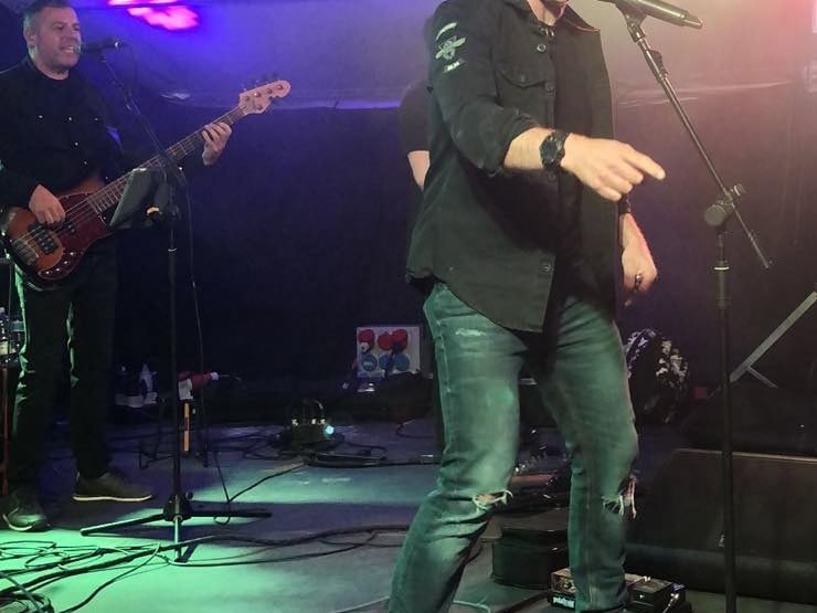 Johnny Brady performing at the Tipp town Music Festival