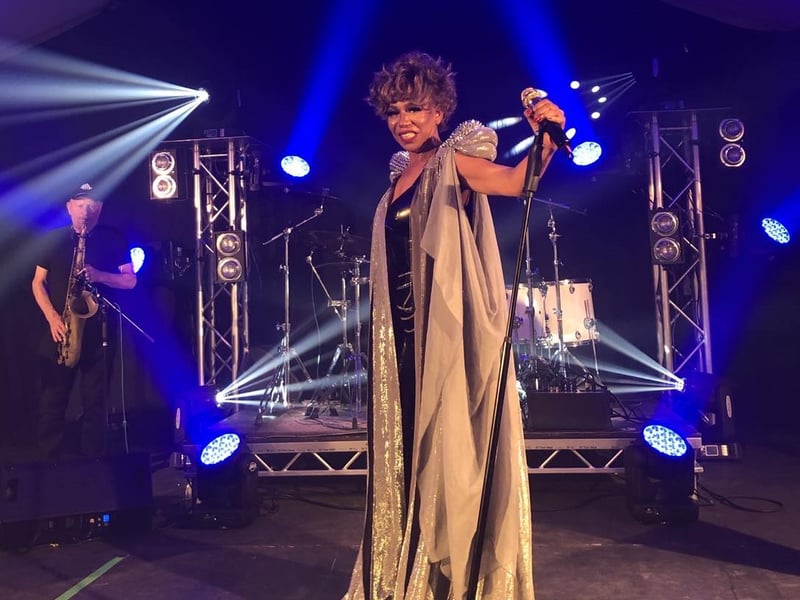 Rebecca O'Connor as Tina Turner at the Tipperary Festival Tribute Show
