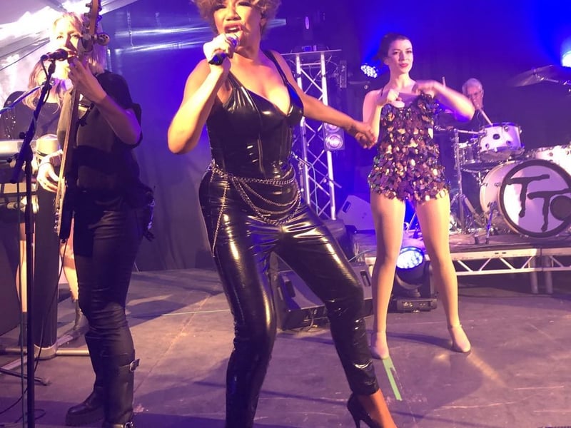 Rebecca O'Connor as Tina Turner at the Tipperary Festival Tribute Show