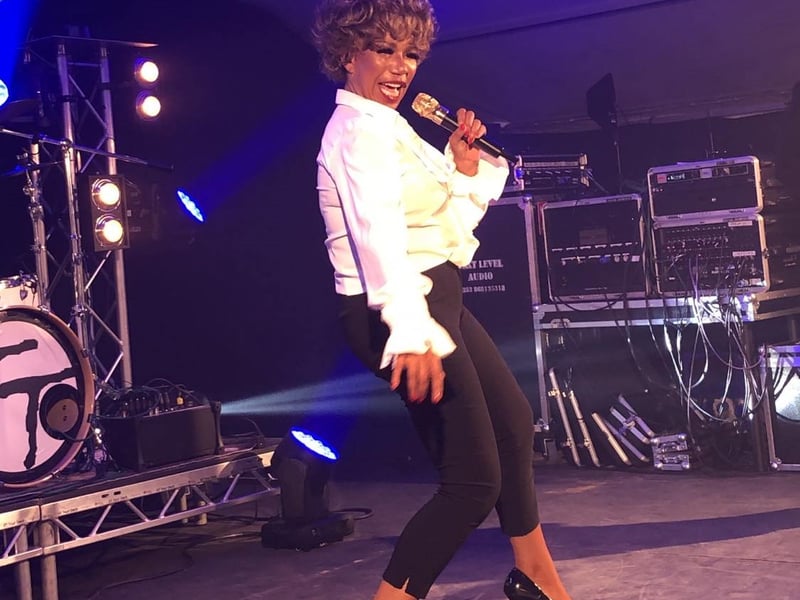 Rebecca O'Connor as Tina Turner at the Tipperary Festival Tribute Show