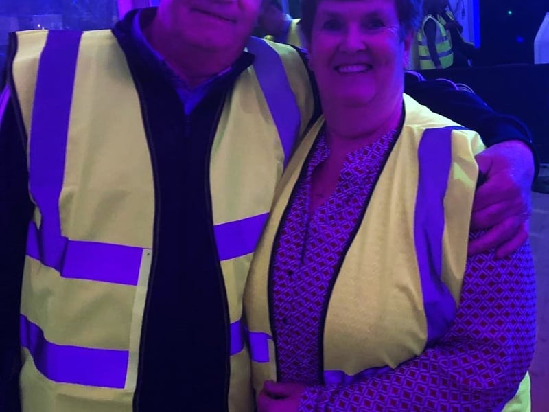 Stewards, Jack Leonard and Phyllis Ryan, at the Tipp town Music Festival