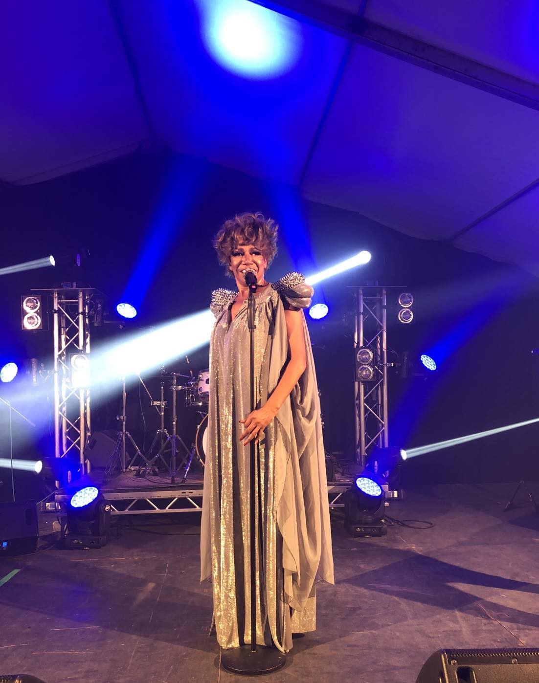Click 'Next' through the gallery to view the pictures! The wonderful Rebecca O'Connor as Tina Turner performing at the Tipperary Music Festival The Tipperary town Music Festival got off to a powerful start on Thursday May 9 at the Marquee on the Lidl grounds at Bank Place, Tipperary.  DJ Richie warmed up proceedings as the crowd settled down for a great night of music and dancing.  Award winning performer and vocalist, from Athenry in Co. Galway, Claudia Buckley, had the crowds on the dancefloor from her opening number.  Following firmly in the footsteps of her father, Country music legend Jimmy Buckley, Claudia has achieved an incredible amount of success so early on in her career and has performed at festivals, dance halls and indeed theatres all over Ireland and beyond.  Following on from Claudia was Johnny Brady; Johnny has been touring extensively throughout Ireland and the UK over the past five years and has built a reputation for having one of the finest dance bands on the Irish country music scene.  This was evident on Thursday night when the dancers filled the floor throughout the night, enjoying a first class performance from one of the most distinctive voices in modern country music.  The organising committee declared themselves well pleased with the attendance on the opening night and expect bumper crowds for the further 3 nights of entertainment. 