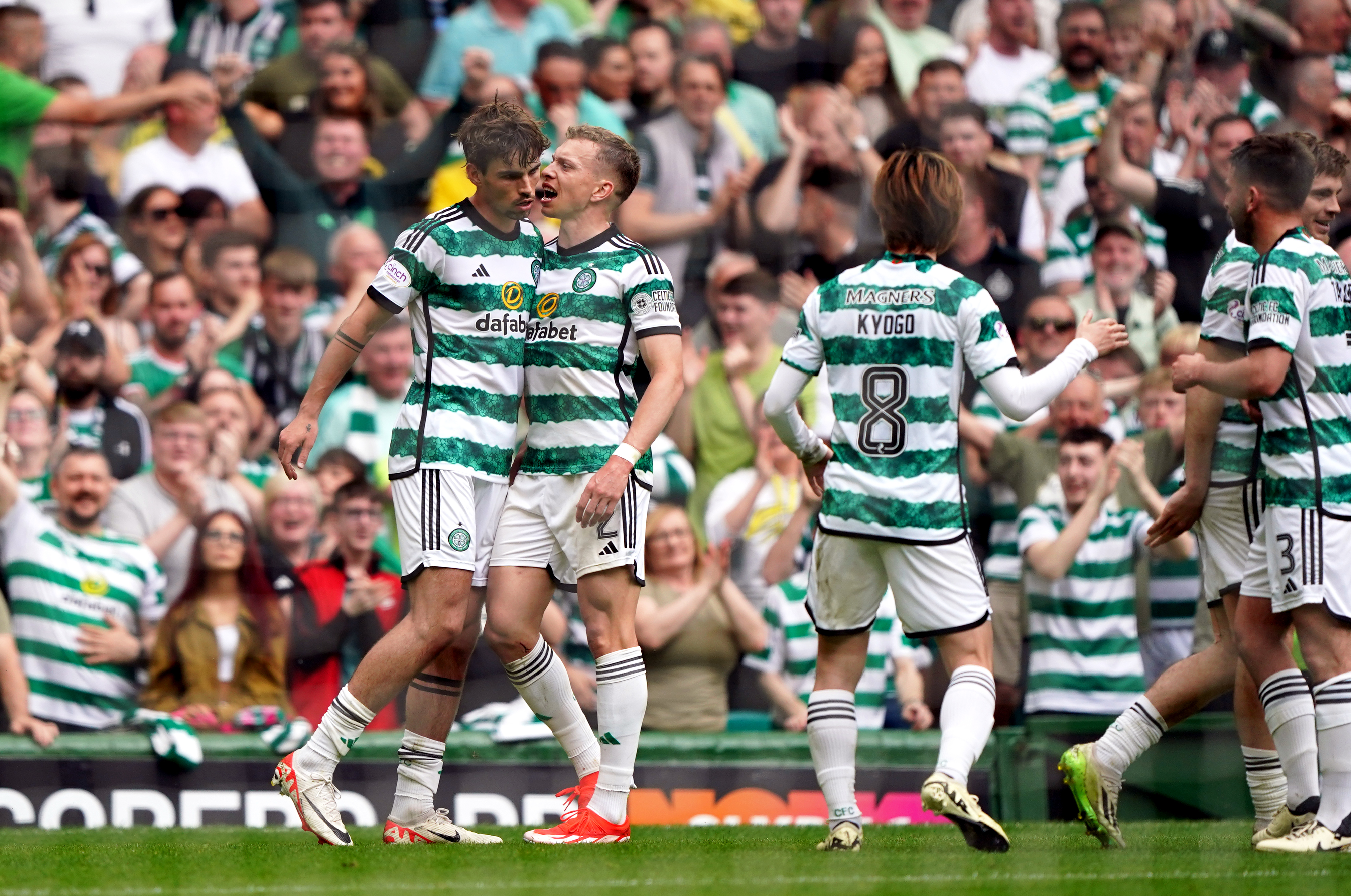 Here the PA news agency takes a look at some of the best images from this weekend’s sporting action.