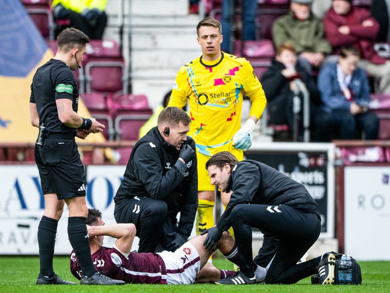 The versatile midfielder will play no further part in Hearts' season after picking up a hamstring injury earlier this month.