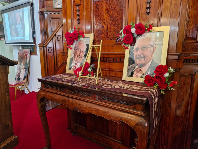 The funeral was a chance for the community to say goodbye to an iconic traveller and Christian