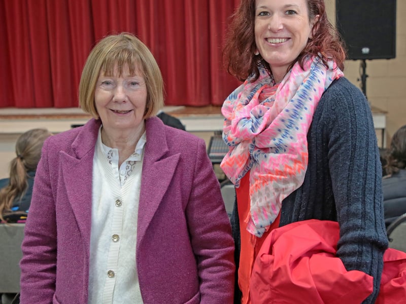 Caption: Carmel and Melissa Tynan