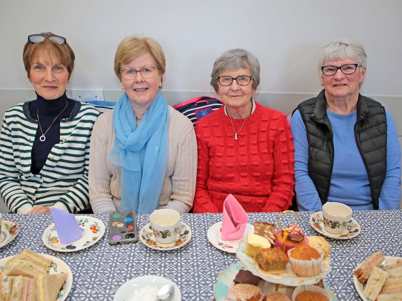 Caption: Geraldine and Maura Quaine, May Charles and Eileen Conway