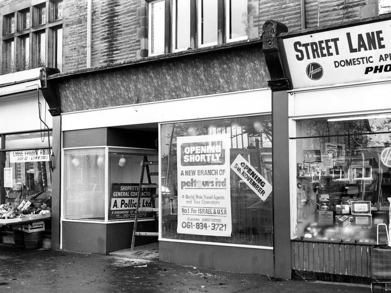 A branch of Peltours Ltd, travel agents on Street Lane which was due to open in November 1979.