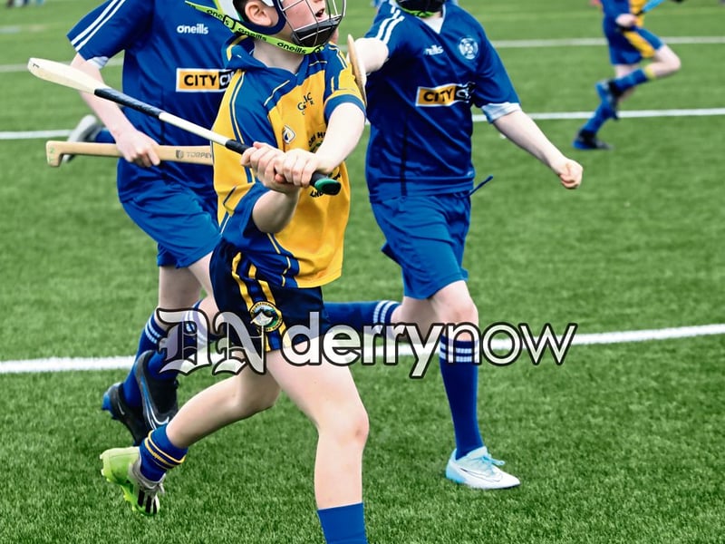 Action from the Faughanvale v Rosemount game.