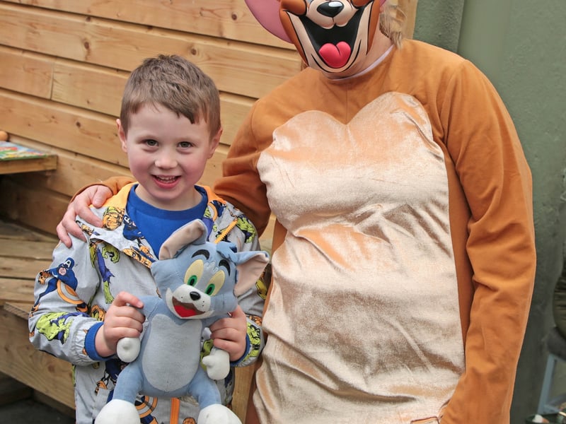 Caption: Jack Robinson with Jerry