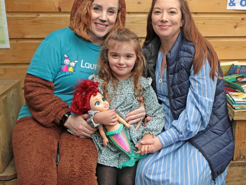Caption: Caroline McEvoy, Amelia and Marcella Kavanagh