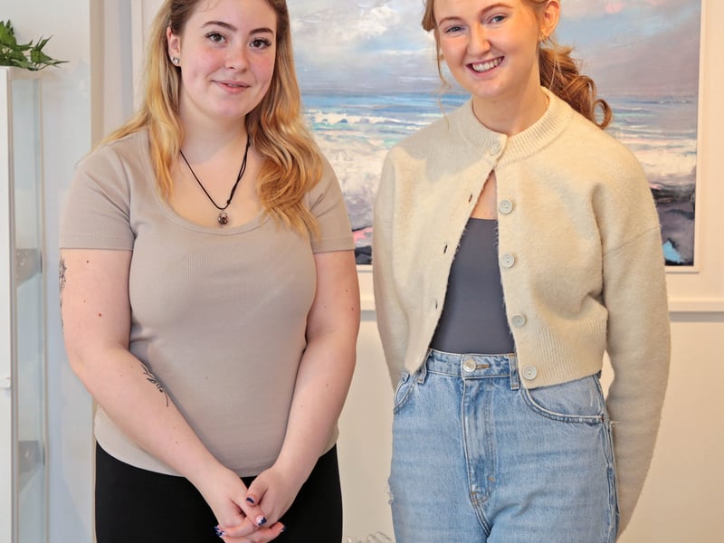 Caption: Anna-Leigh Murphy and Catherine Lynch in Athena for Darragh Coady's first hometown show