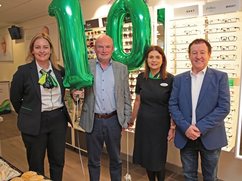Caption: Aisling Nertney, Fulton Grant, Fiona Ferguson and Declan Nerney