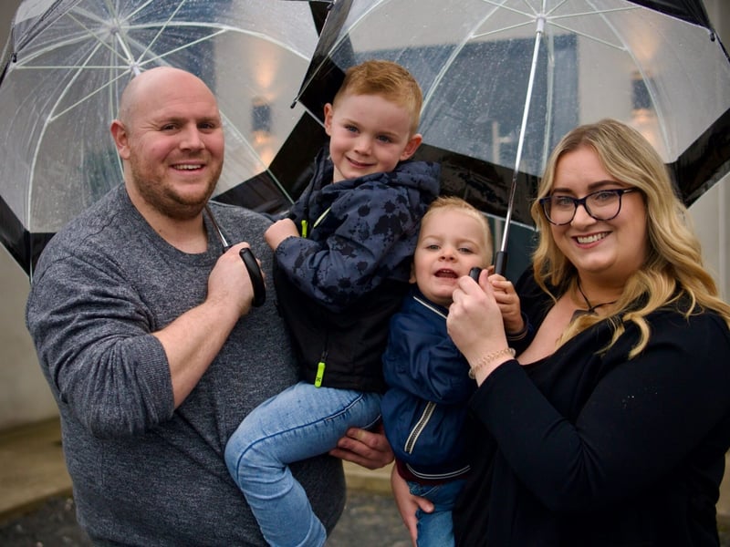 Aoife Culliton, Kristian Fisher and their children