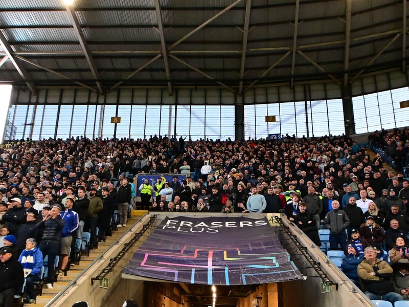 1,638 Pompey fans made the midweek trip to Coventry