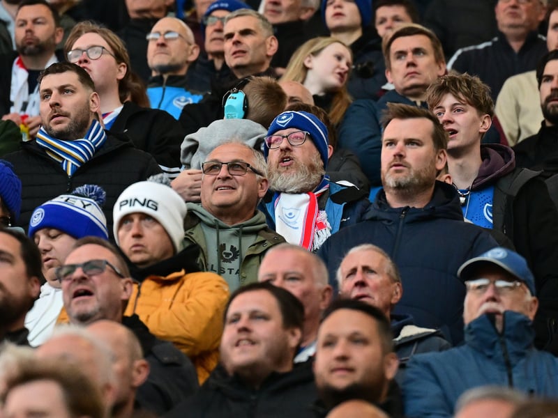 1,638 Pompey fans made the midweek trip to Coventry