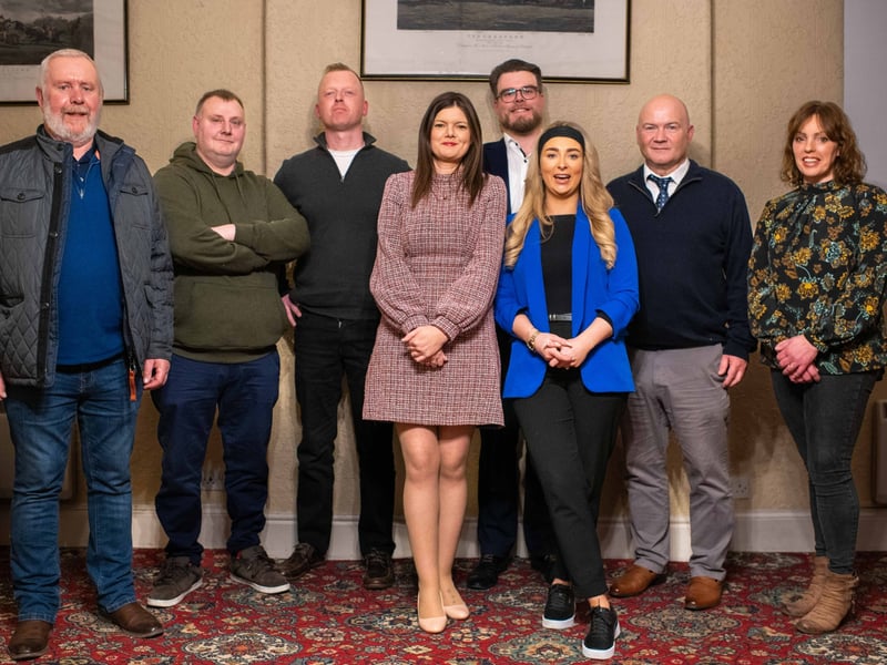 Michael Wemyss, David Kennedy, Mark O’Farrell, TD Kathleen Funchion, Evan Barry, Stephanie Doheny, Cllr Denis Hynes, Natasha Newsome Drennan