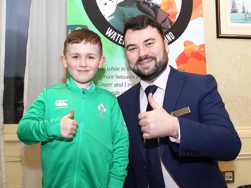 Philip Erskine, Granville Hotel pictured with Stevie Mulrooney