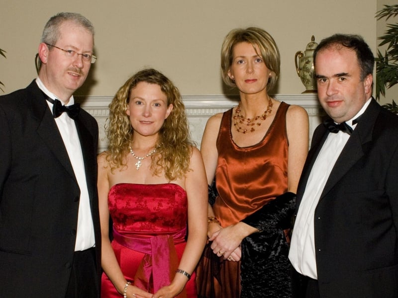 L/R: David Keating, Cornelia Tobin, Trish Keating and Gary Meeneghan. Pic: Michael McLaughlin