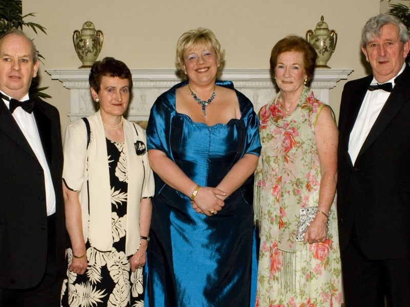 Michael and Maureen McGing, Cathaoirleach McGuire, Bríd and Pat McGing. Pic: Michael McLaughlin