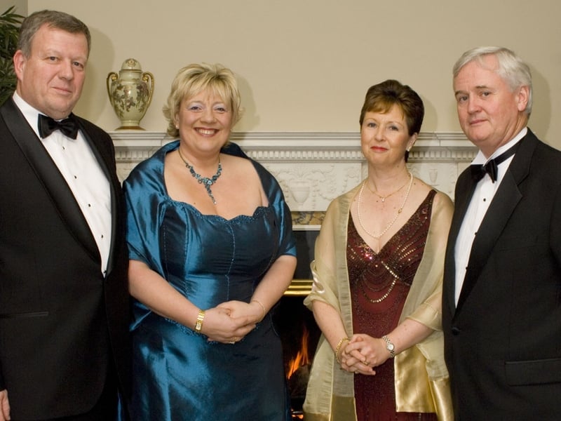 L/R: Robert McCabe, Cathaoirleach Tereasa McGuire, Margaret and Johnny Condron. Pic: Michael McLaughlin